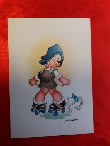 Cartolina illustrata nadiani - cartolina,